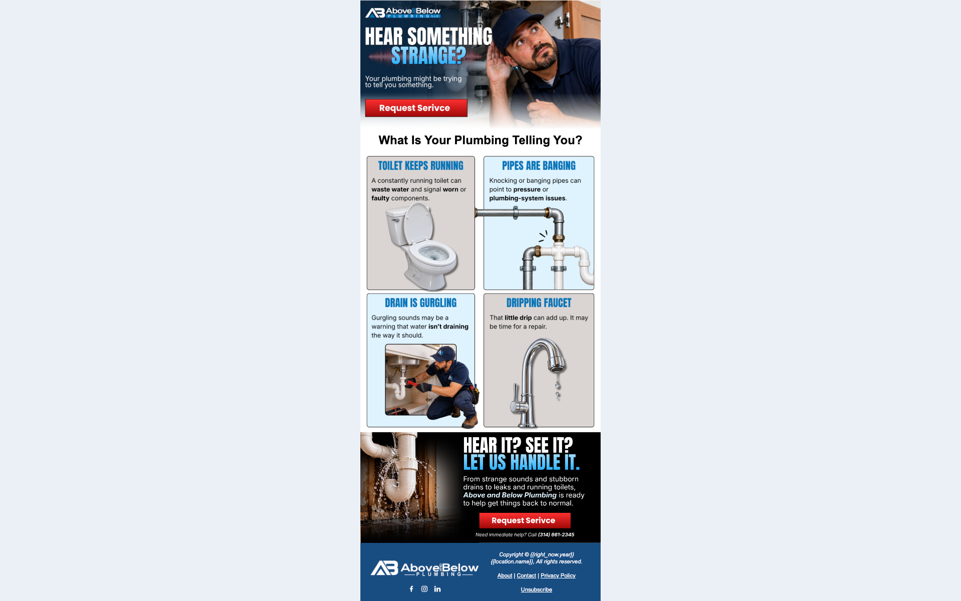 October Email Plumbing