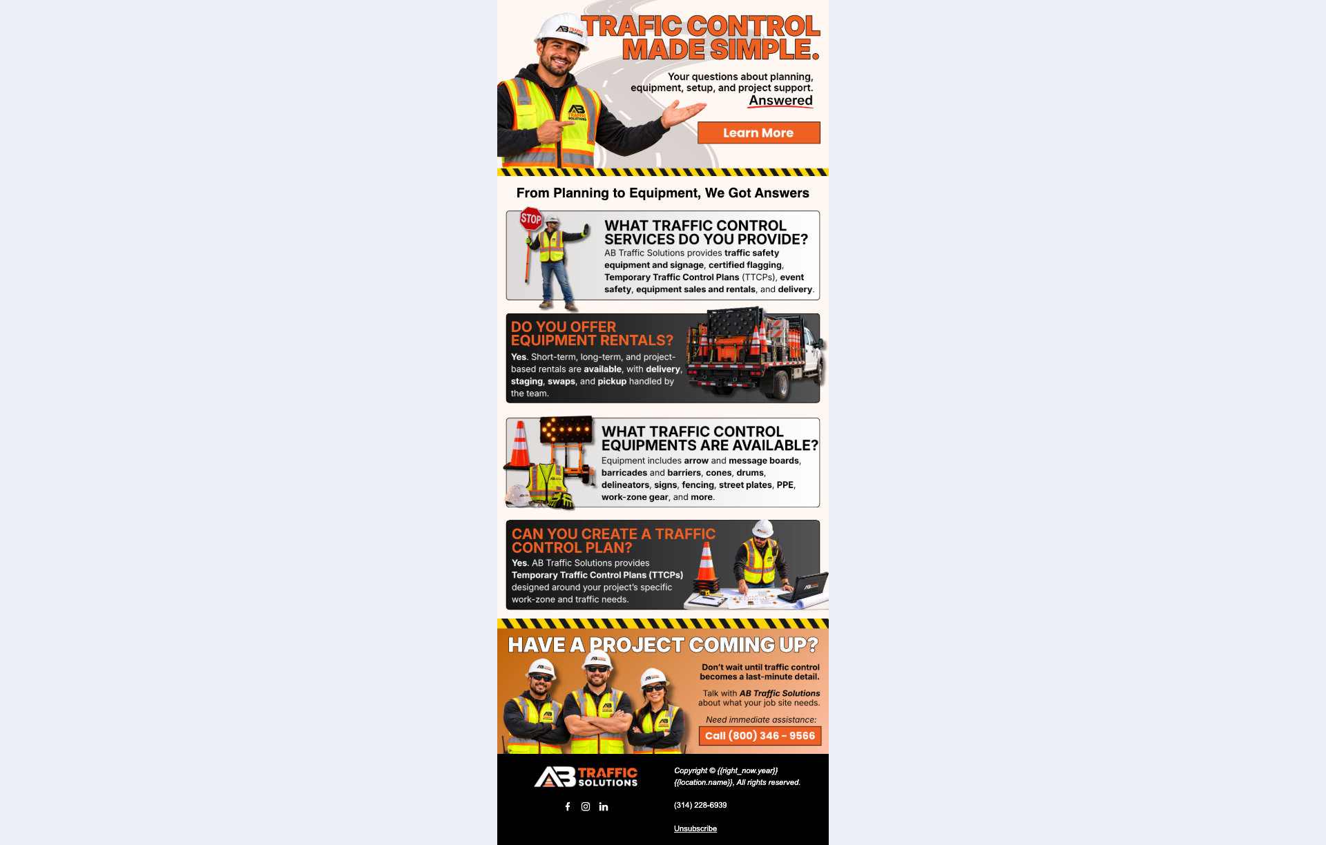FAQ Email Traffic Solutions