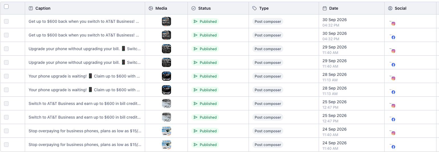 Social Media Planner