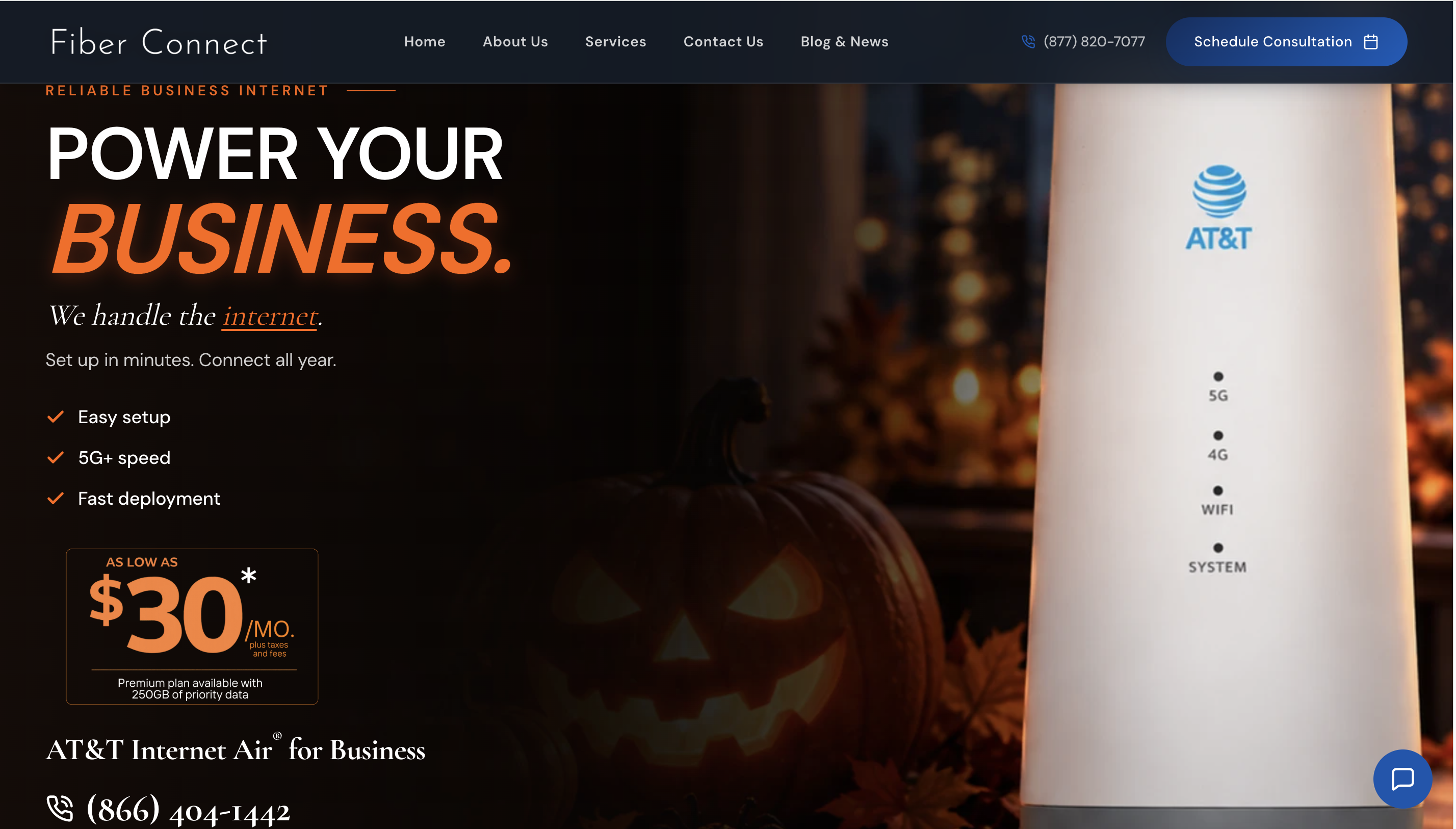 Halloween Landing Page