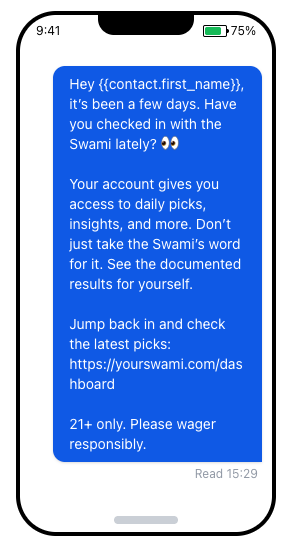 SMS Message 2