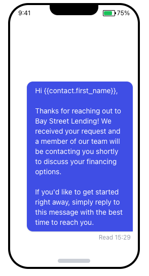 Lead Nurture SMS 1