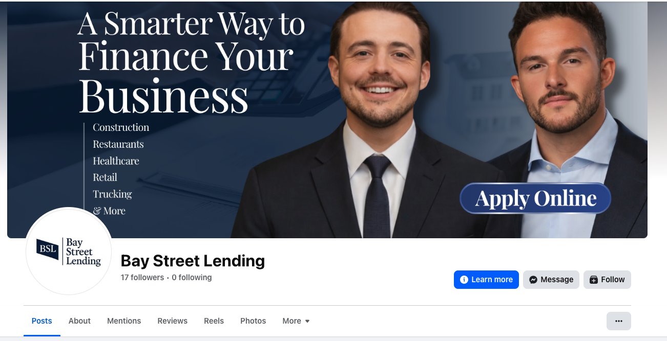 Bay Street Lending Facebook Page