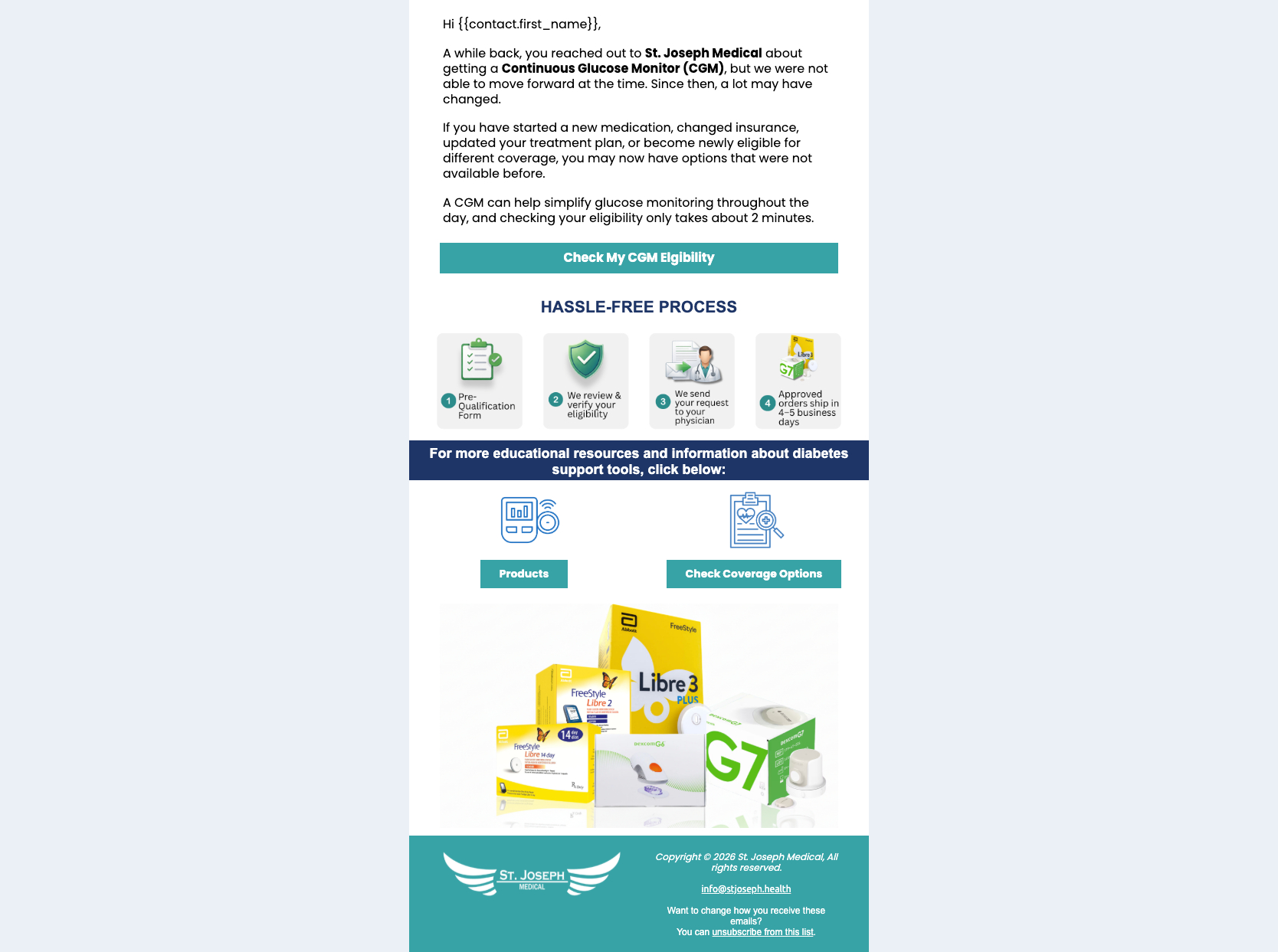 Bad Birthday Email Design