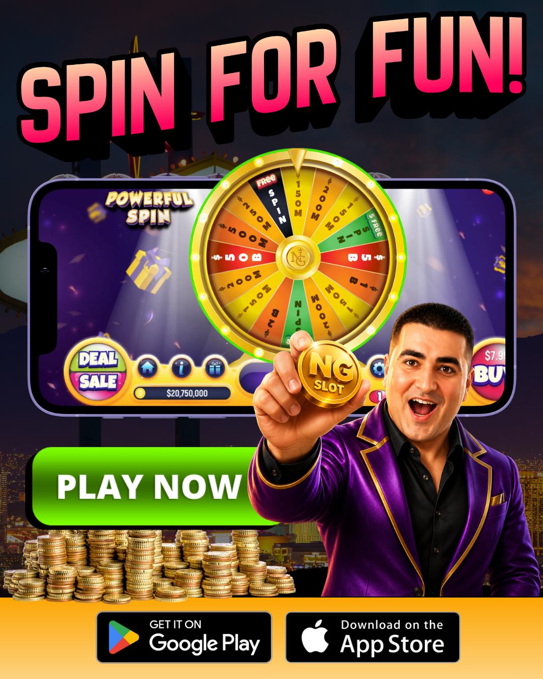 NG Slot Ad Creative - Spin For Fun