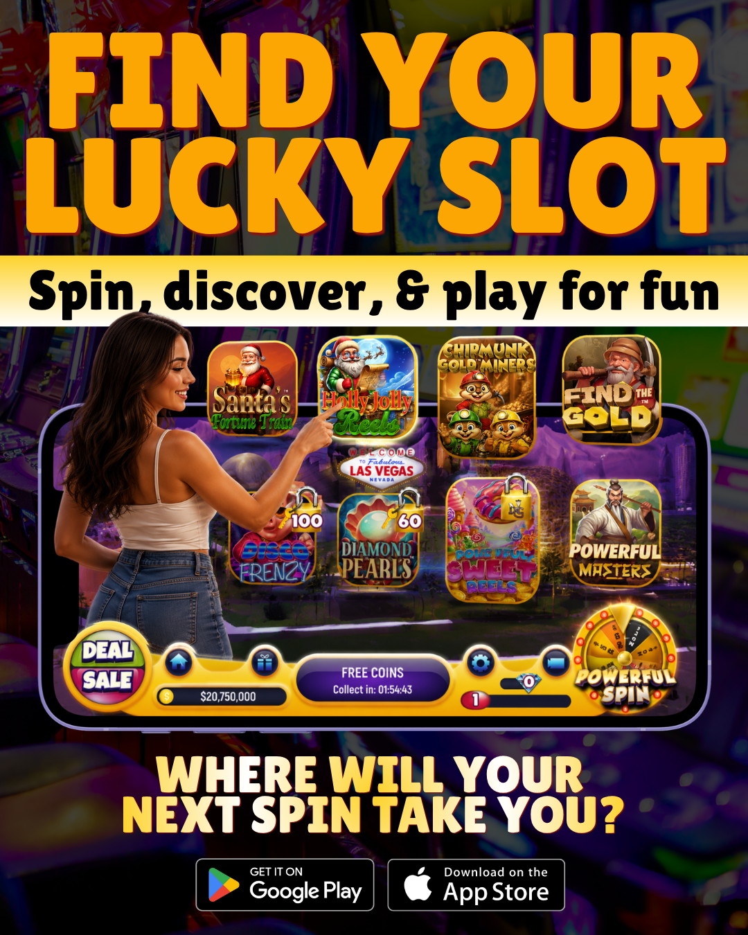 NG Slot Ad Creative - Find Your Lucky Slot