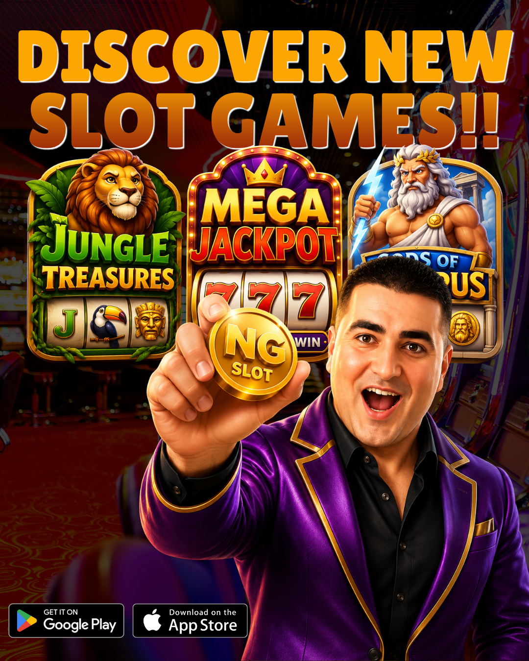 NG Slot Ad Creative - Discover New Slot Games