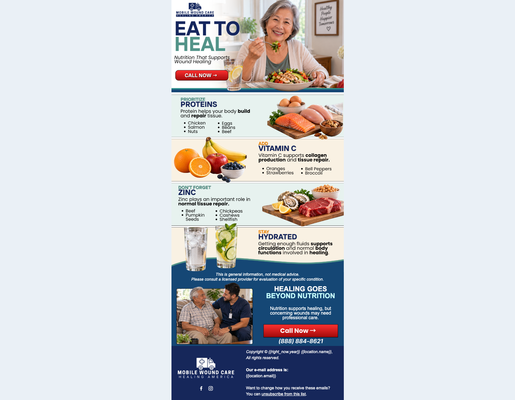 Informative Email 3 Eat to Heal