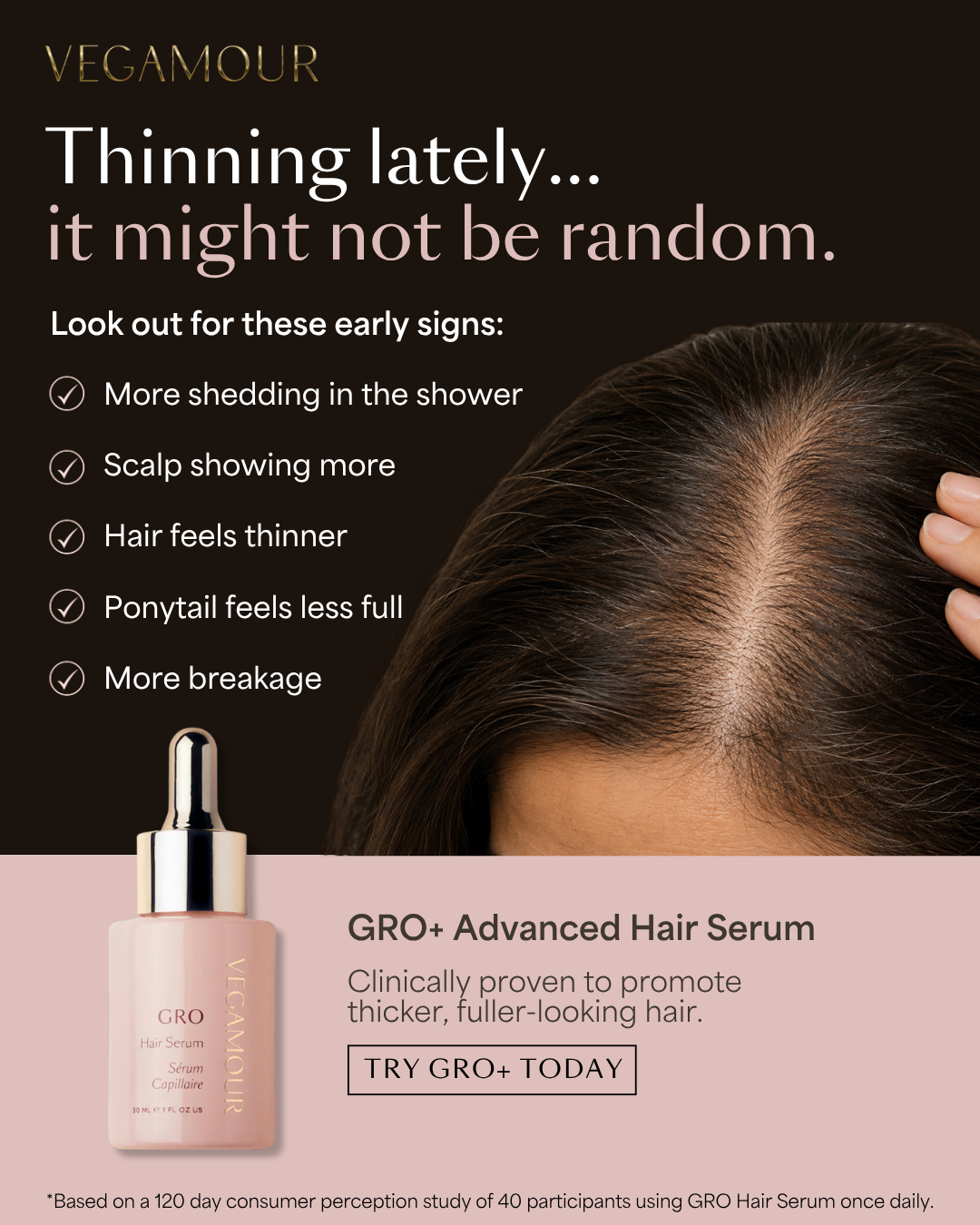 Hair thinning ad - thinning lately