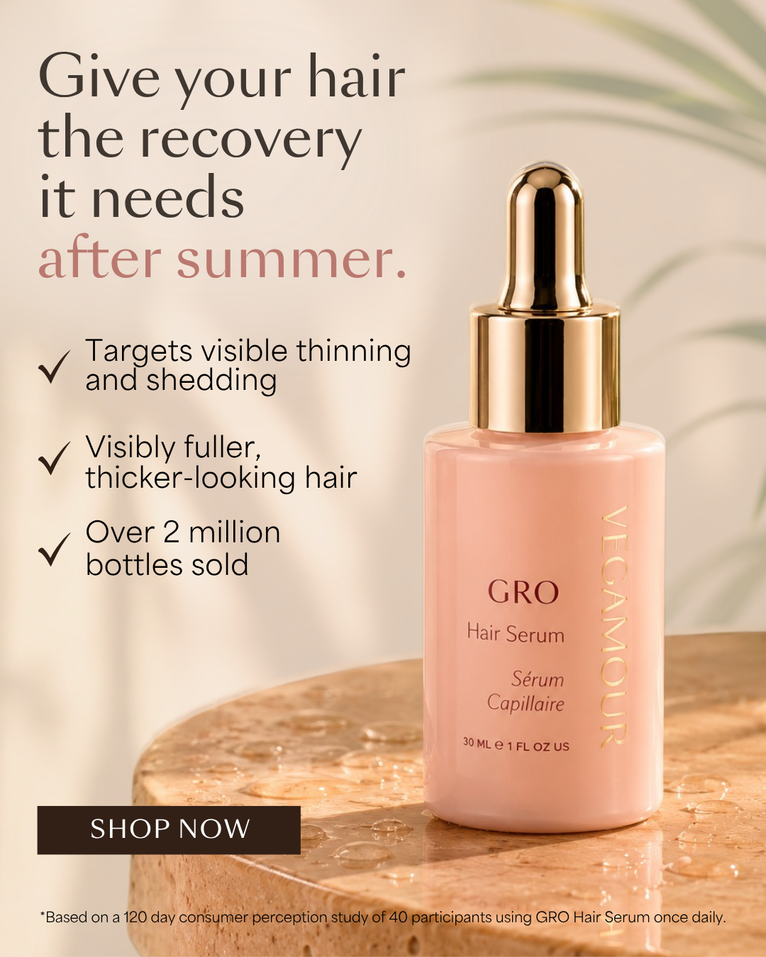 Summer hair recovery routine