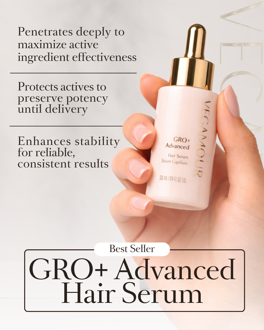 GRO Dry Shampoo - product shot with stars