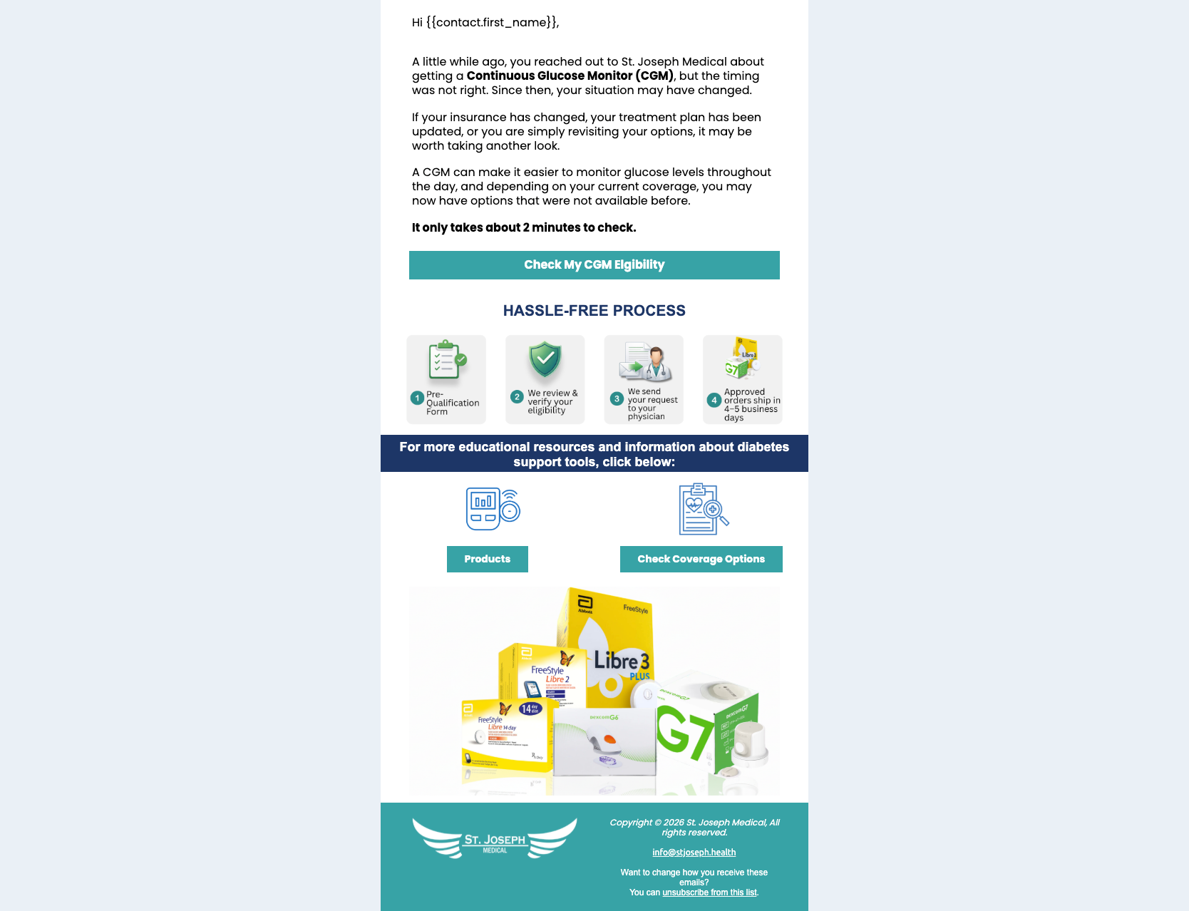 Denied by Patient Email Design