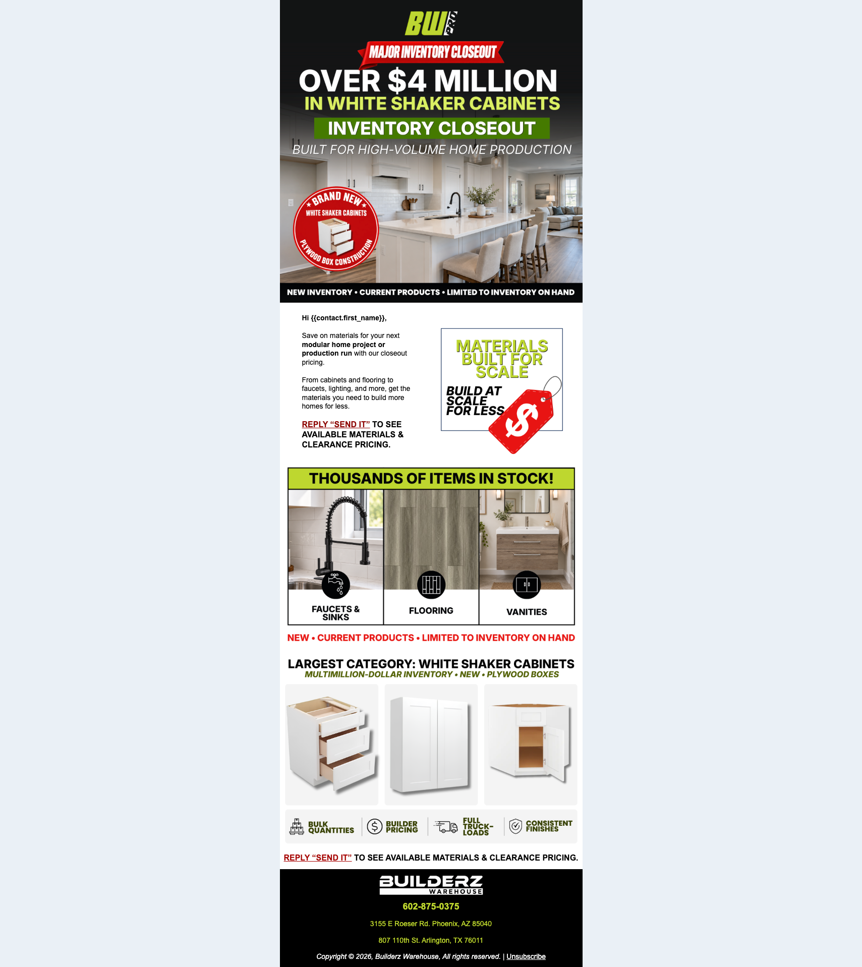 v2 Modular Home Builders Email Campaign