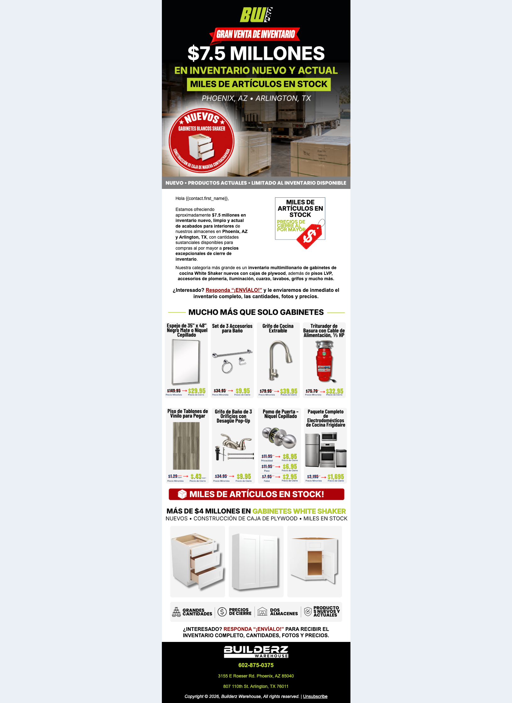 Mexico Buyers Email Design