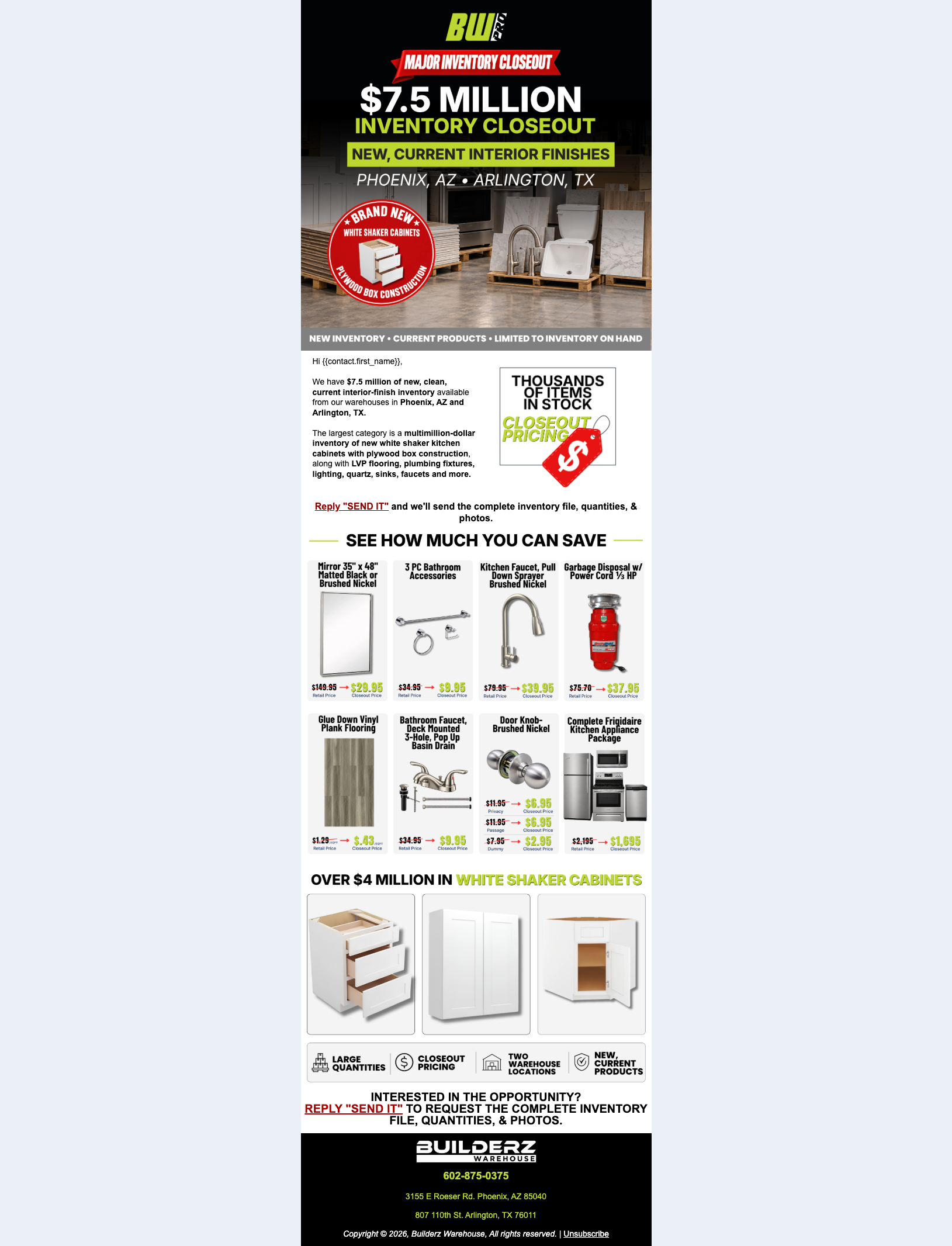 Liquidation Partners Email Design