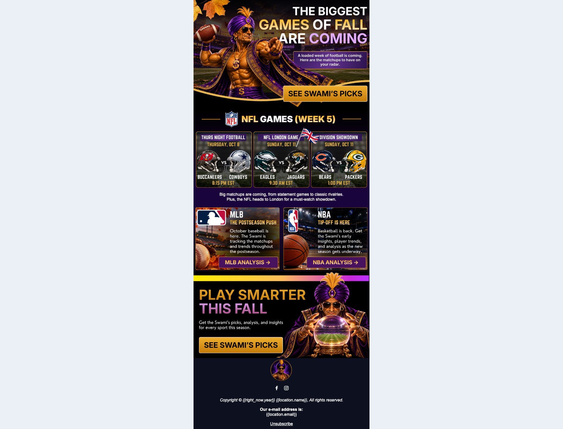 October Email Design